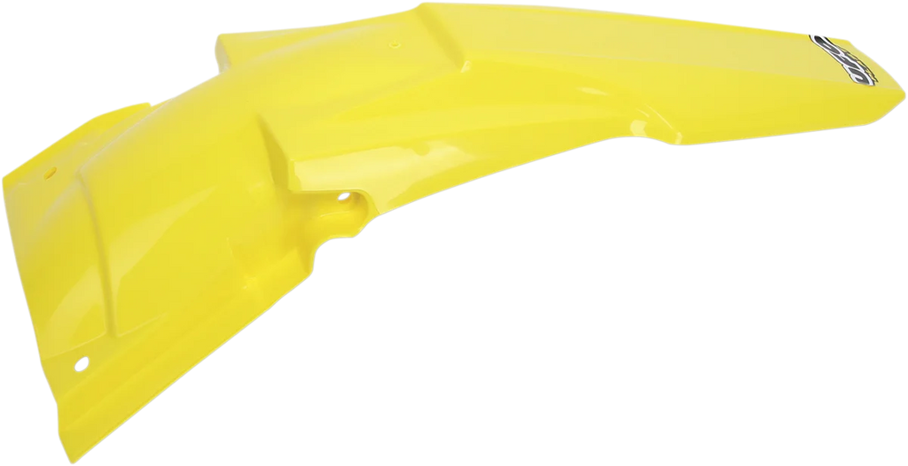 UFO MX Rear Fender - RM Yellow - Main Product View