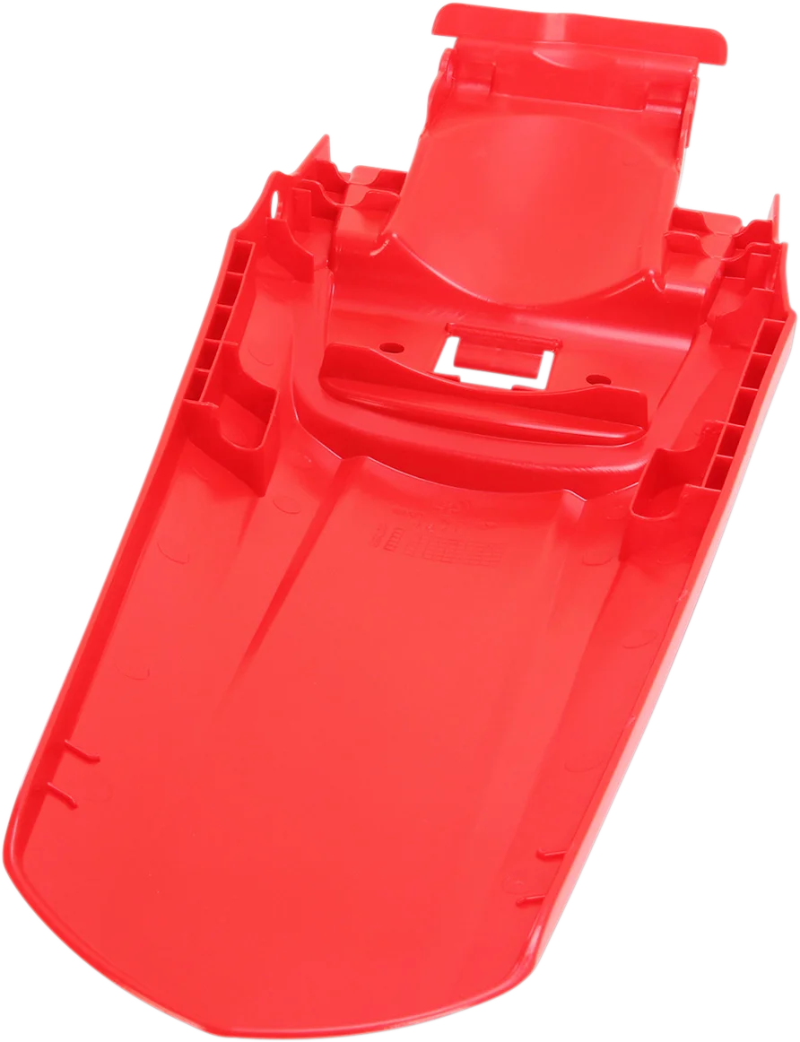 UFO MX Rear Fender - Red - Back View
