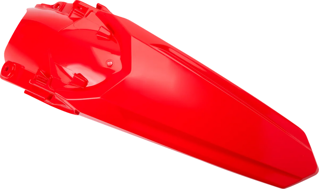 UFO MX Rear Fender - Red - Main Product View