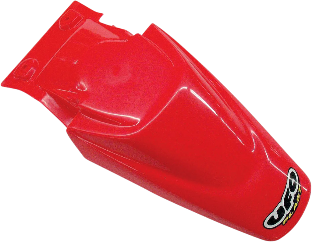 UFO MX Rear Fender - Red - Main Product View