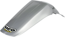 Load image into Gallery viewer, UFO MX Rear Fender - Silver - Main Product View