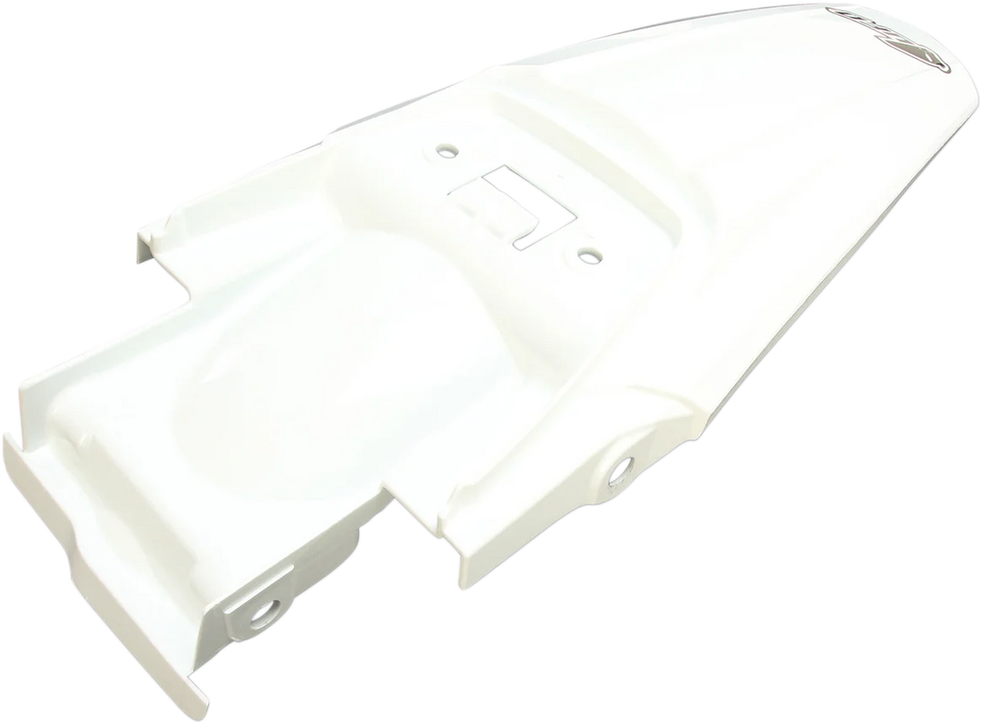 UFO MX Rear Fender - White - Side View