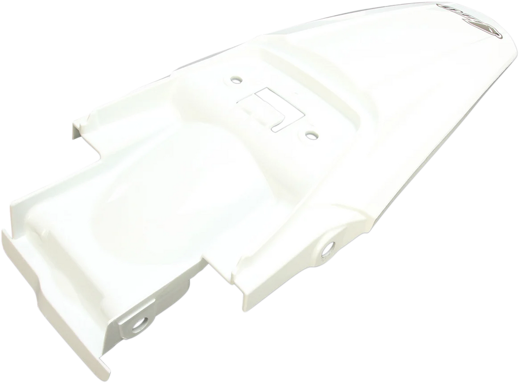 UFO MX Rear Fender - White - Side View