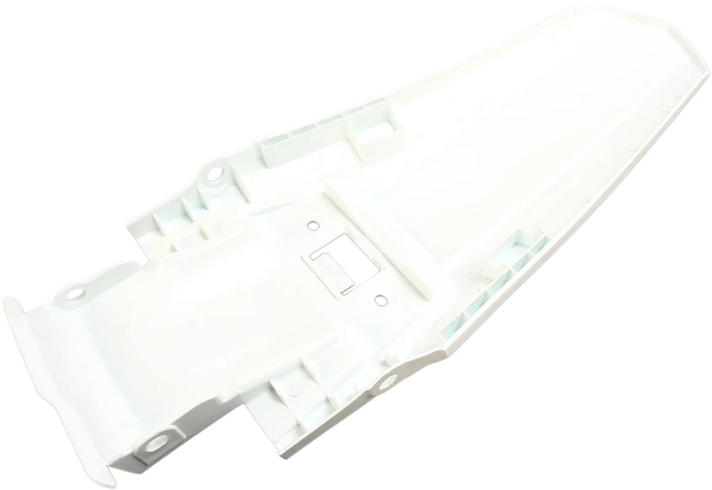 UFO MX Rear Fender - White - Back View