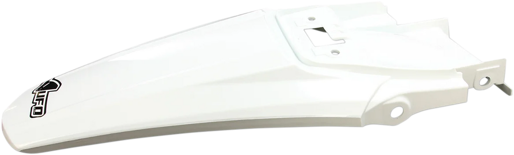 UFO MX Rear Fender - White - Installation View
