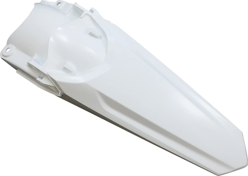 UFO MX Rear Fender - White - Main Product View