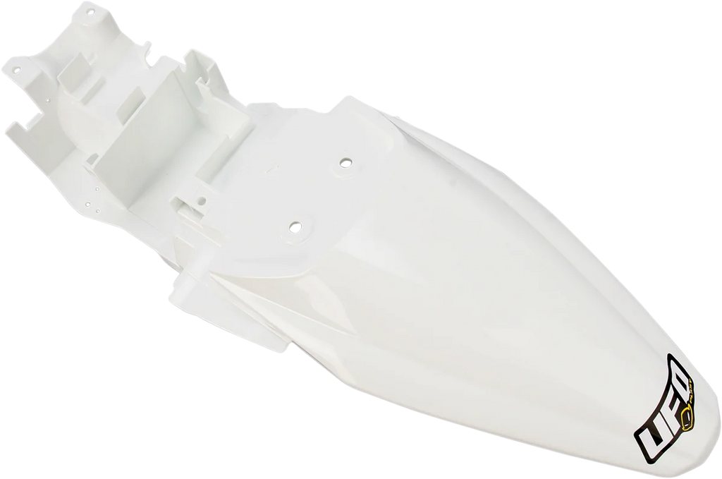 UFO MX Rear Fender - White - Main Product View