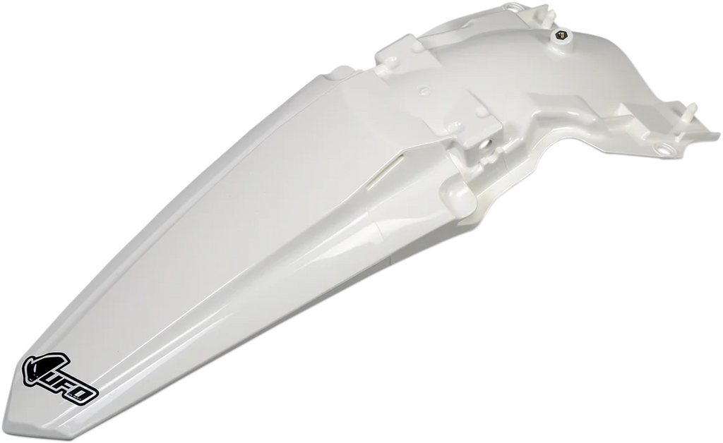 UFO MX Rear Fender - White - Main Product View