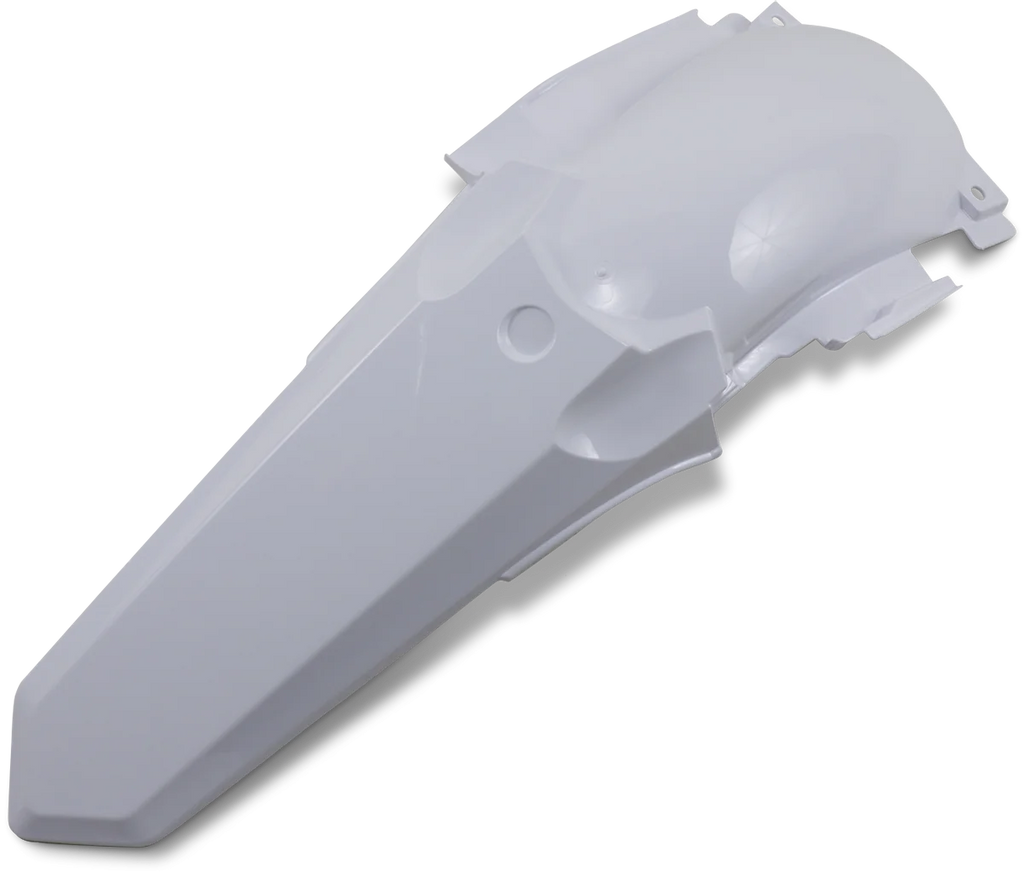UFO MX Rear Fender - White - Main Product View