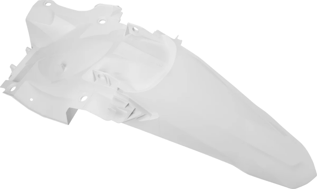UFO MX Rear Fender - White - Main Product View