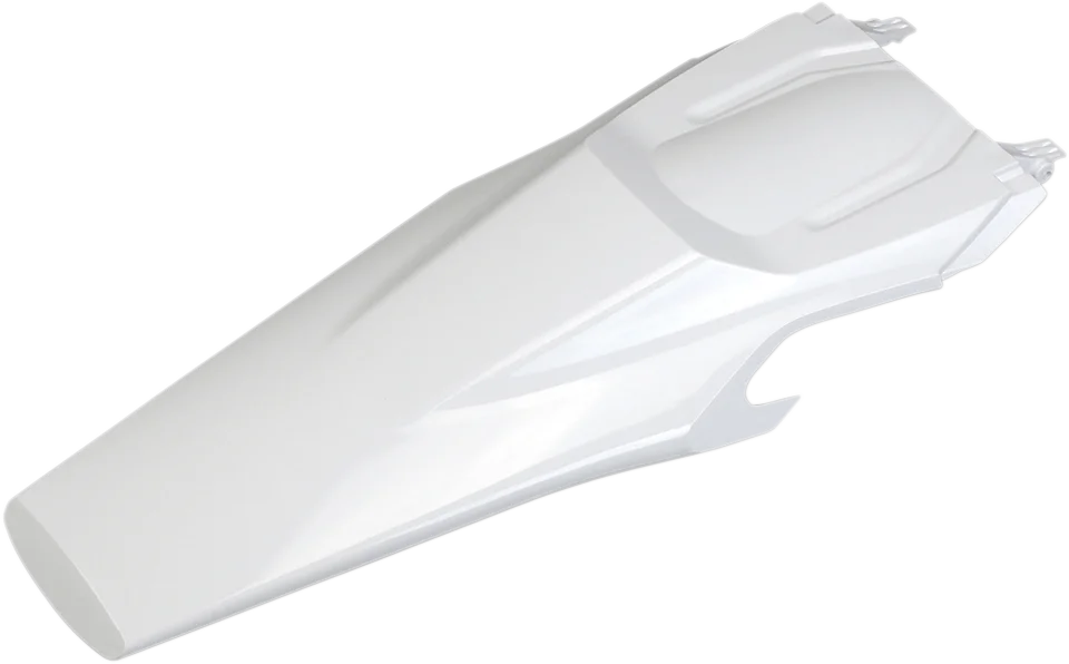 UFO MX Rear Fender - With pins - White - Main Product View