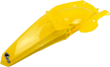 Load image into Gallery viewer, UFO MX Rear Fender - Yellow - Main Product View