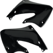 Load image into Gallery viewer, UFO Radiator Covers - Black - Main Product View