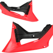 Load image into Gallery viewer, UFO Radiator Covers - Black/Red - Side View