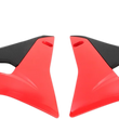 Load image into Gallery viewer, UFO Radiator Covers - Black/Red - Main Product View