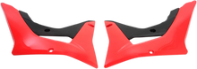 Load image into Gallery viewer, UFO Radiator Covers - Black/Red - Main Product View