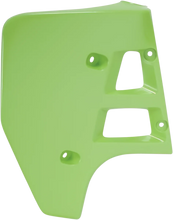 Load image into Gallery viewer, UFO Radiator Covers - Green fits KX - Main Product View