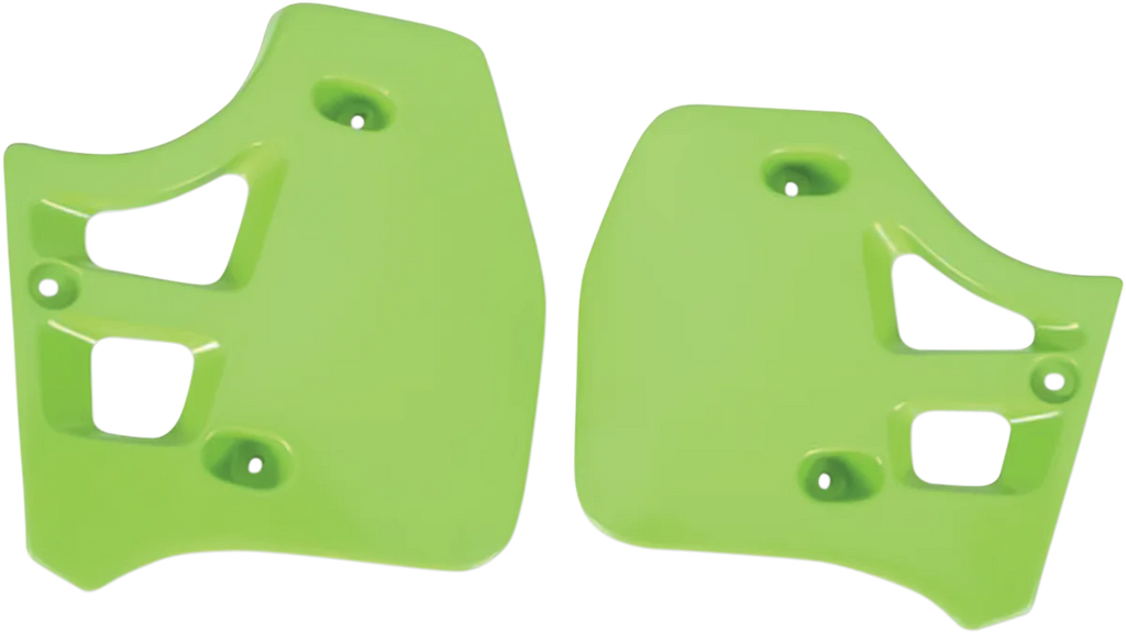 UFO Radiator Covers - Green fits KX - Main Product View
