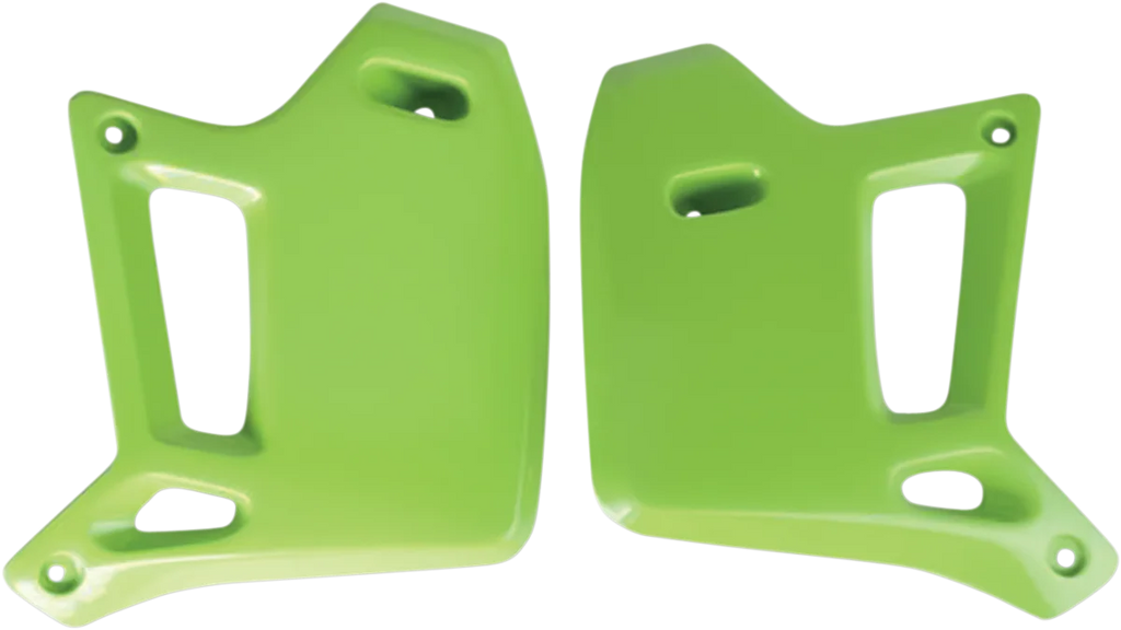 UFO Radiator Covers - Green fits KX - Main Product View