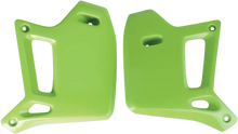 Load image into Gallery viewer, UFO Radiator Covers - Green fits KX - Main Product View