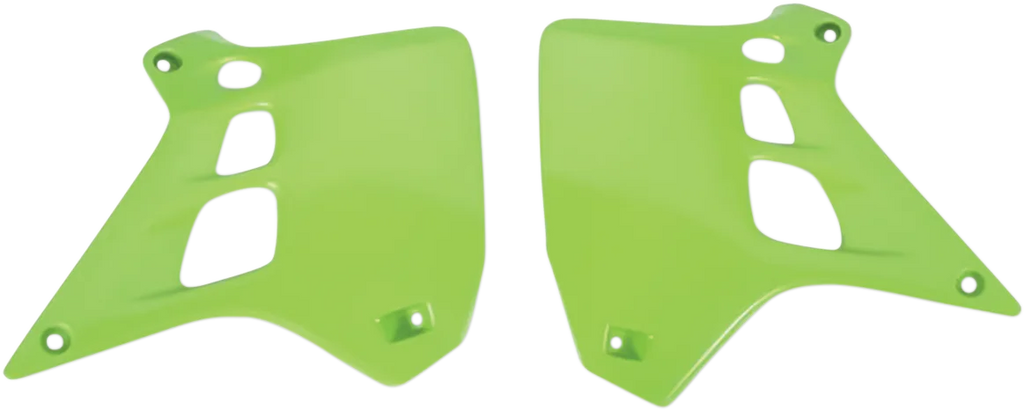 UFO Radiator Covers - Green fits KX - Main Product View