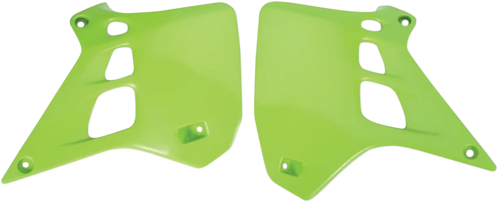 UFO Radiator Covers - Green fits KX - Main Product View