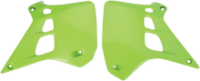 Load image into Gallery viewer, UFO Radiator Covers - Green fits KX - Main Product View