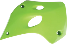 Load image into Gallery viewer, UFO Radiator Covers - Green fits KX - Main Product View