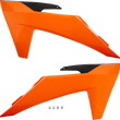 Load image into Gallery viewer, UFO Radiator Covers - Orange - Main Product View