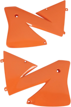 Load image into Gallery viewer, UFO Radiator Covers - Orange KT03066127 fits Ktm - Main Product View