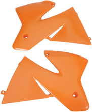 Load image into Gallery viewer, UFO Radiator Covers - Orange fits Ktm - Main Product View