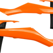 Load image into Gallery viewer, UFO Radiator Covers - Orange/Black - Main Product View