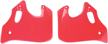 Load image into Gallery viewer, UFO Radiator Covers - Red fits CR - Main Product View