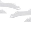 Load image into Gallery viewer, UFO Radiator Covers - White - Side View
