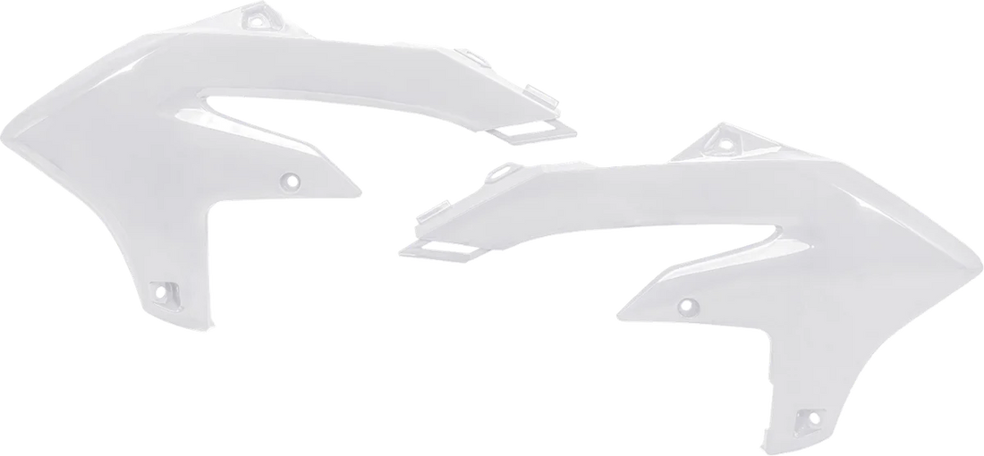 UFO Radiator Covers - White - Side View