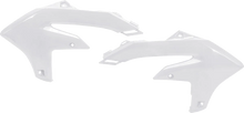 Load image into Gallery viewer, UFO Radiator Covers - White - Side View