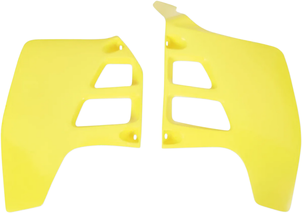 UFO Radiator Covers - Yellow fits RM - Main Product View