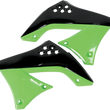 Load image into Gallery viewer, UFO Radiator Shroud - Black/Green - Main Product View