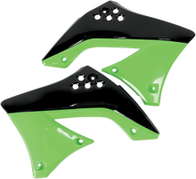 Load image into Gallery viewer, UFO Radiator Shroud - Black/Green - Main Product View