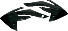 Load image into Gallery viewer, UFO Radiator Shrouds - Black - Main Product View