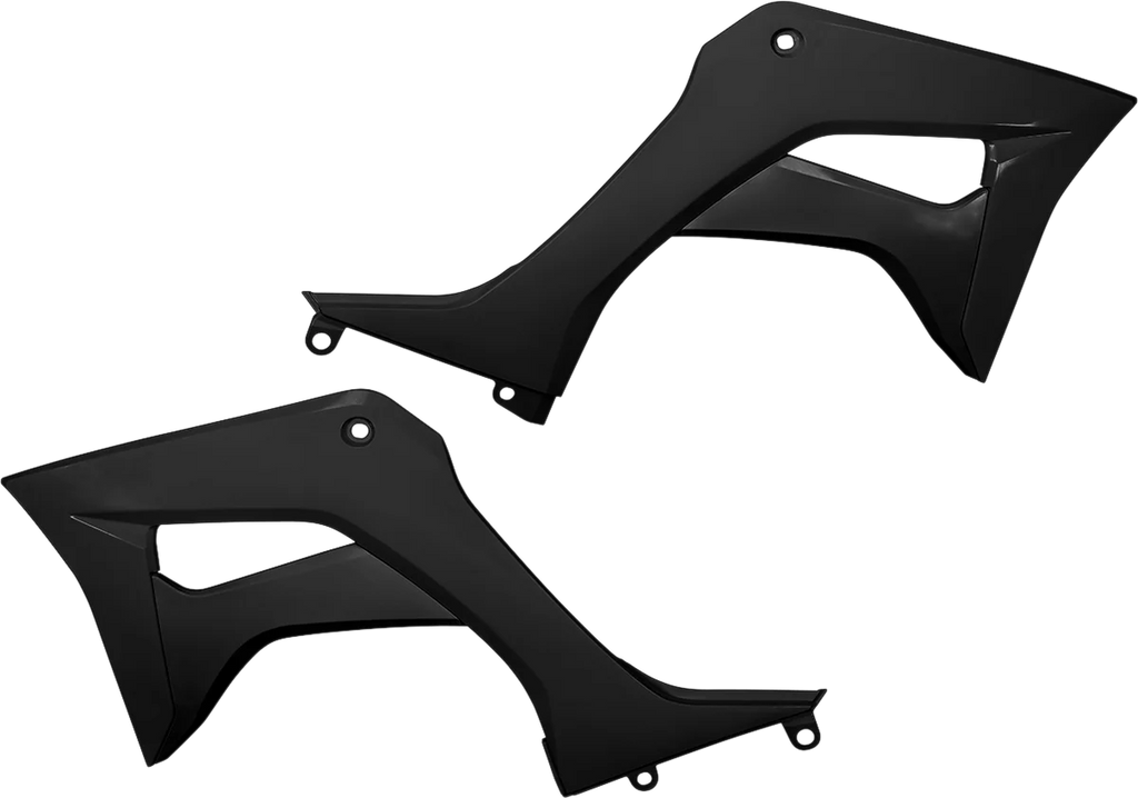 UFO Radiator Shrouds - Black - Main Product View