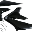 Load image into Gallery viewer, UFO Radiator Shrouds - Black - Main Product View