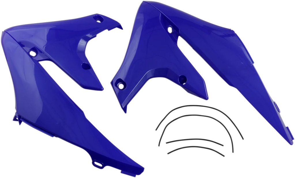 UFO Radiator Shrouds - Blue - Main Product View