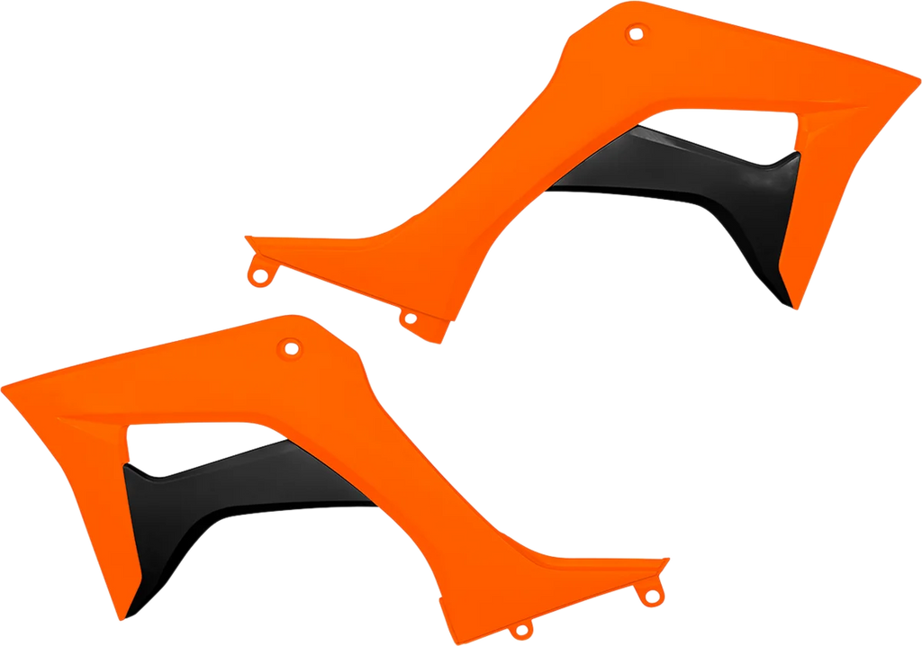 UFO Radiator Shrouds - Florescent Orange - Main Product View