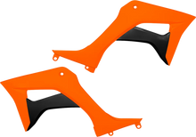 Load image into Gallery viewer, UFO Radiator Shrouds - Florescent Orange - Main Product View