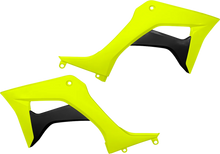Load image into Gallery viewer, UFO Radiator Shrouds - Florescent Yellow - Main Product View