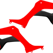 Load image into Gallery viewer, UFO Radiator Shrouds - OEM Red - Main Product View
