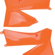 Load image into Gallery viewer, UFO Radiator Shrouds - Orange - Main Product View