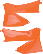Load image into Gallery viewer, UFO Radiator Shrouds - Orange - Main Product View