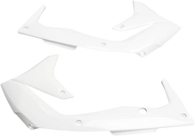 Load image into Gallery viewer, UFO Radiator Shrouds - White - Main Product View